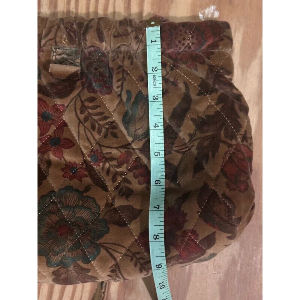 Richmark Vintage Floral Tapestry Boho Retro Purse Shoulder Hinge Closure‎ Lined